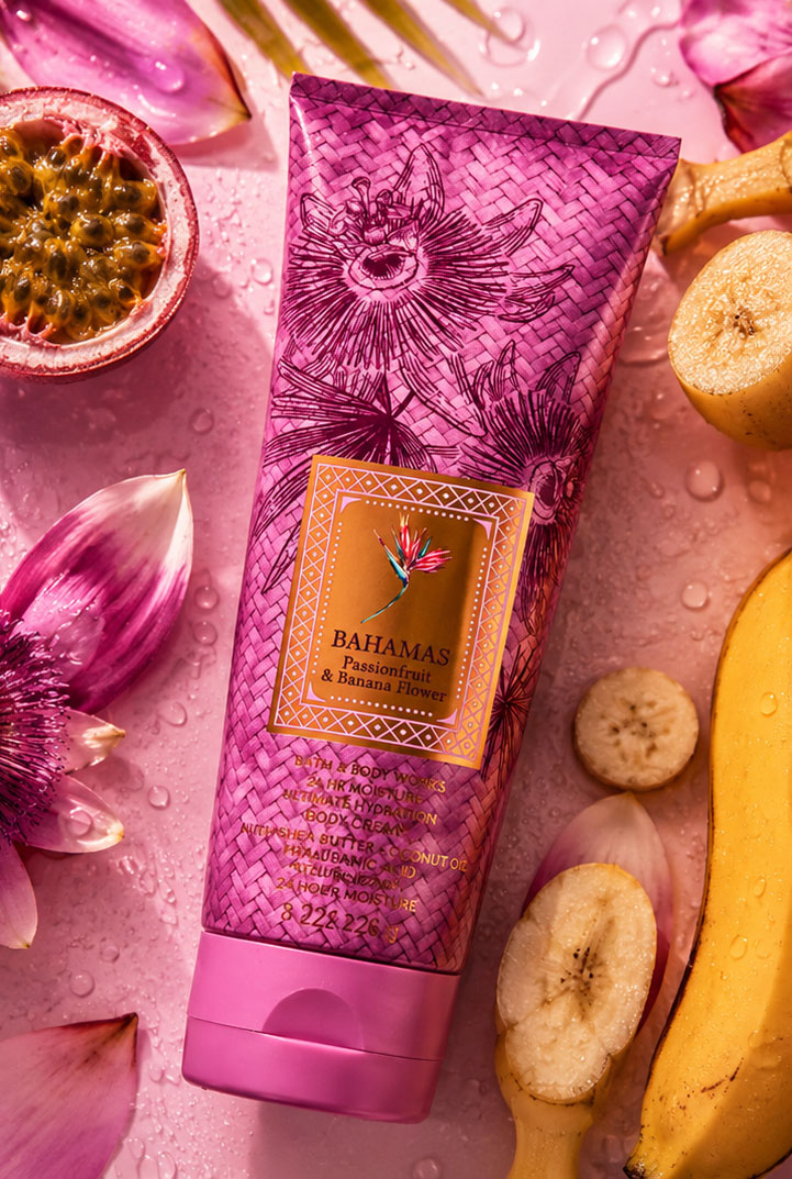 کرم بدن Bahamas Passionfruit Banana Flower